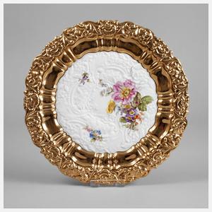 Meissen Prunkteller Goldrand