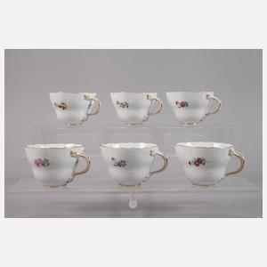 Meissen sechs Gedecke