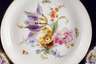 Meissen Teller volles Bukett mit Kobalt