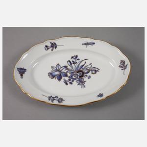 Meissen Restservice ”Blaue Blume mit Insekten”