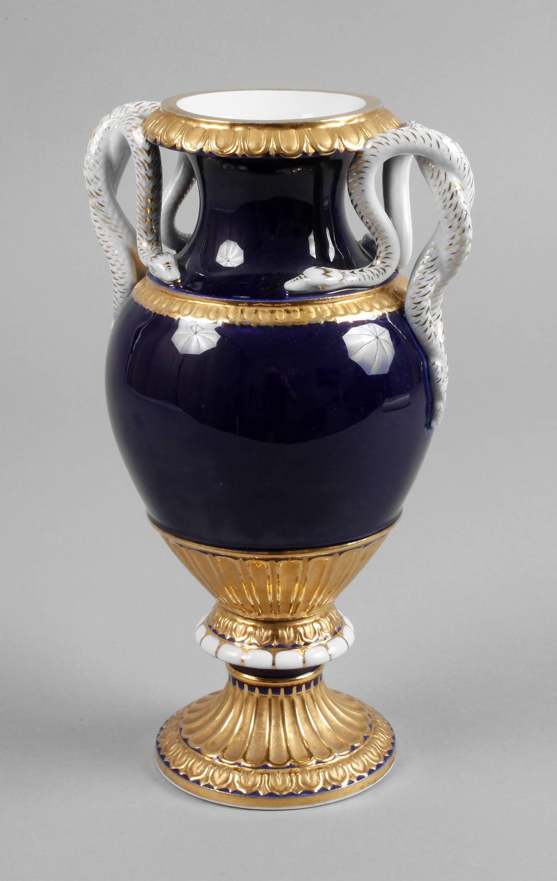 Meissen Schlangenhenkelvase
