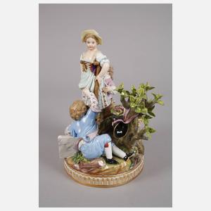 Meissen Figurengruppe ” Das Stelzenspiel”