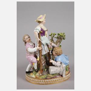 Meissen Figurengruppe ” Das Stelzenspiel”