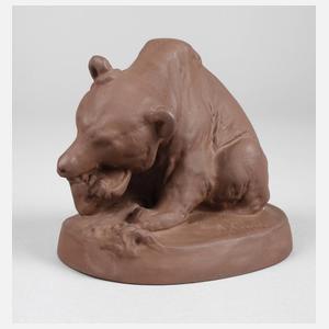 Meissen Fressender Bär