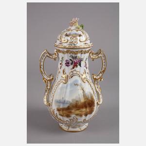 Meissen Imitation Deckelvase