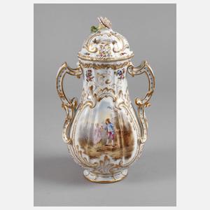 Meissen Imitation Deckelvase