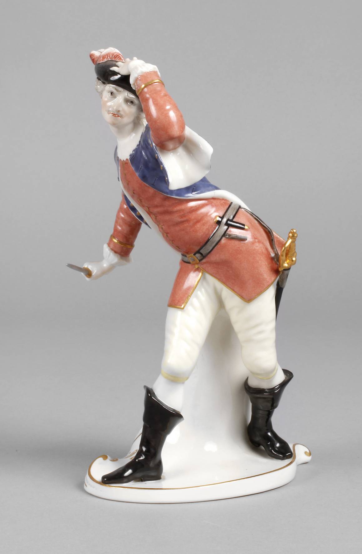 Nymphenburg Capitano Spavento aus der ”Commedia dell'Arte”