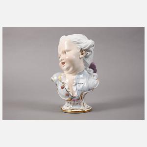 Nymphenburg Paar Kinderbüsten