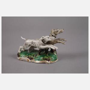 Nymphenburg vierteilige Jagdgruppe