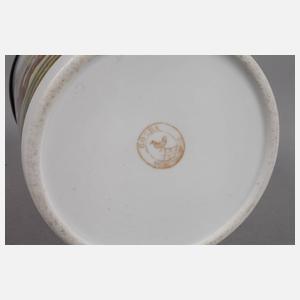 Pfeffer Gotha Bierkrug Pferderennen