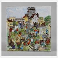 Porzellanfliese mit Mäusedekor111