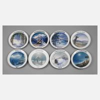 Rosenthal acht Weihnachts-/Osterteller111