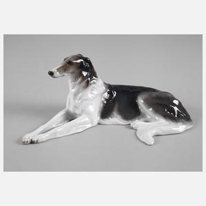 Rosenthal liegender Barsoi