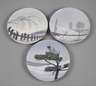 Royal Copenhagen drei winterliche Wandteller