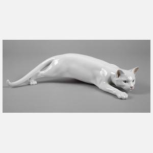 Royal Copenhagen schleichende Katze