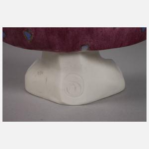 Schwarzburger Werkstätten Dame mit Papagei