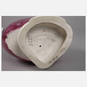 Schwarzburger Werkstätten Dame mit Papagei