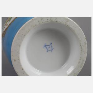 Sevres Vase Vogelmalerei