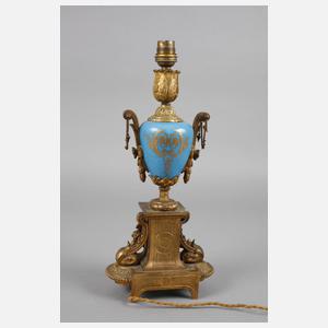 Prunkvase als Lampenfuß