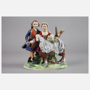 Thüringen Gärtnerpaar mit Schaf