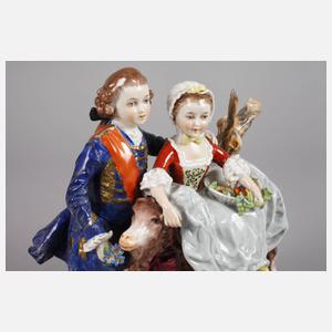 Thüringen Gärtnerpaar mit Schaf