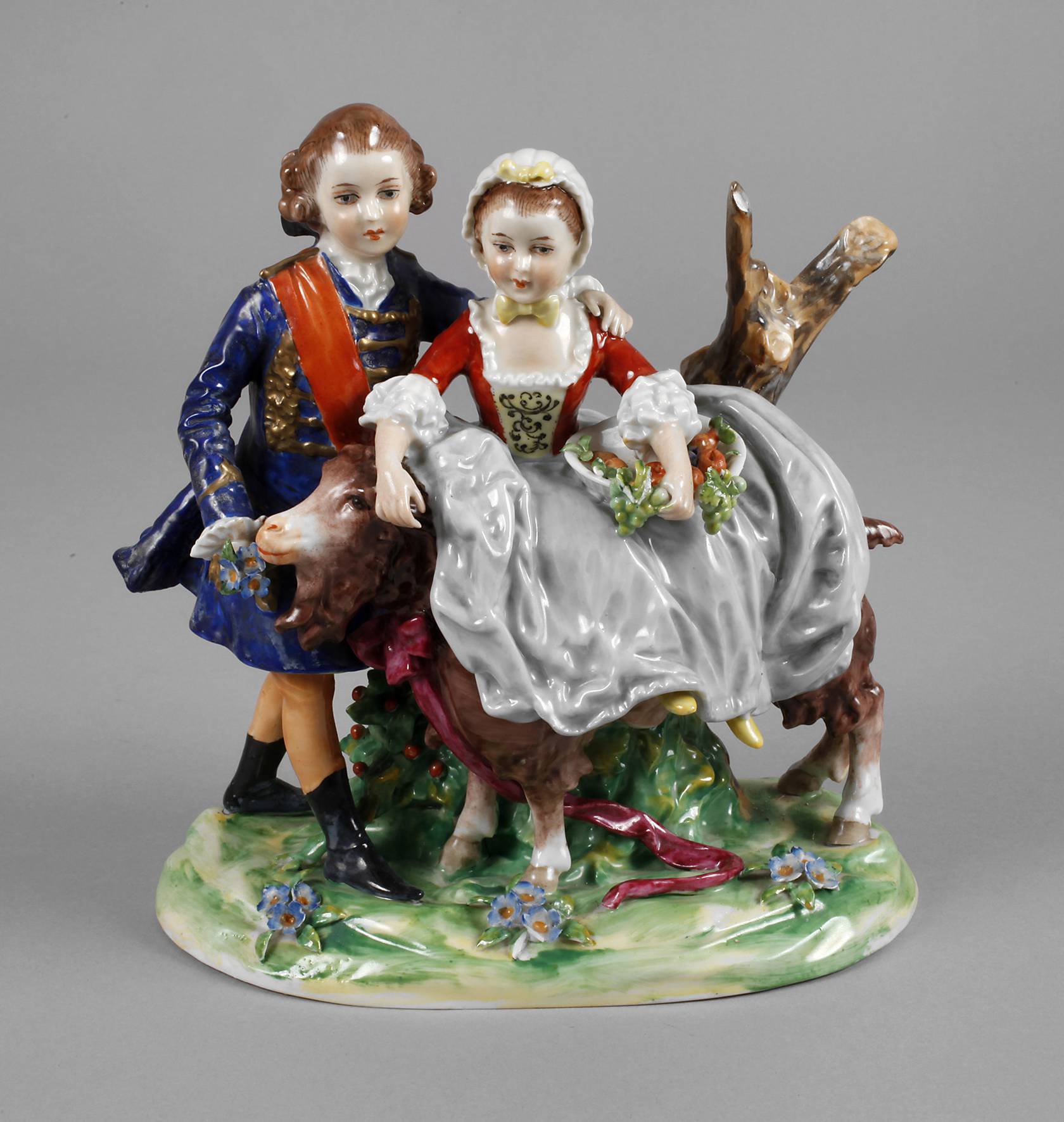 Thüringen Gärtnerpaar mit Schaf