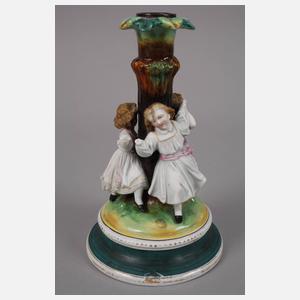 Thüringen ein Paar figürliche Kerzenleuchter