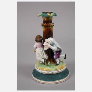 Thüringen ein Paar figürliche Kerzenleuchter