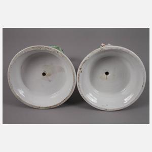 Thüringen ein Paar figürliche Kerzenleuchter