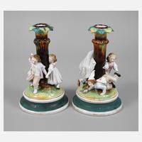 Thüringen ein Paar figürliche Kerzenleuchter111