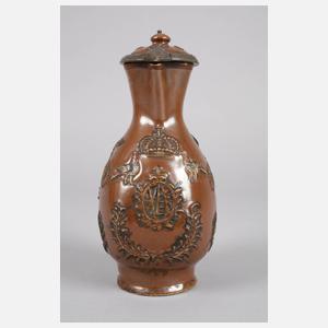 Seltenes Bunzlauer Steinzeugkännchen