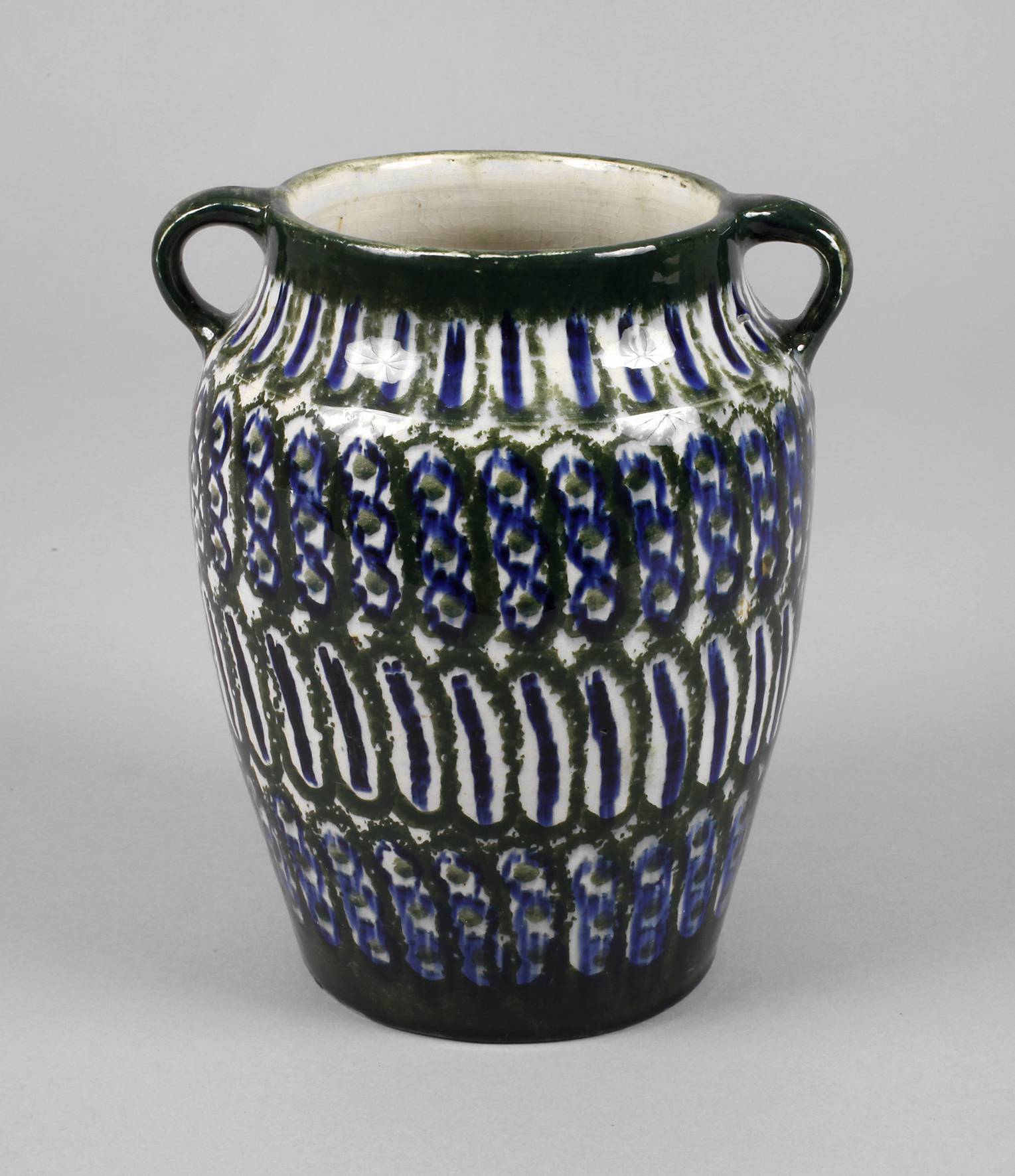 Bunzlau Henkelvase