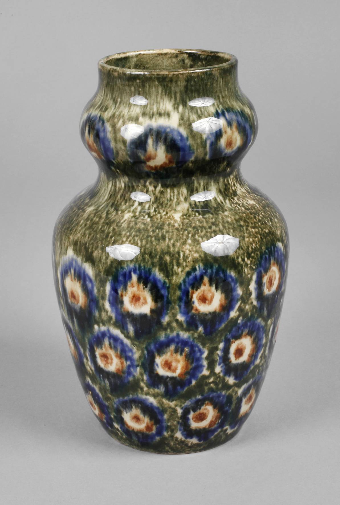 Festersen Vase Pfauenaugendekor