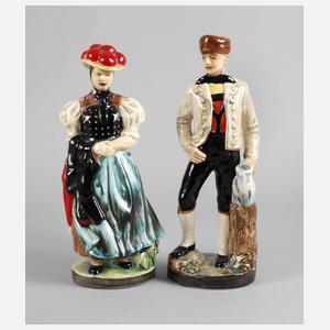 Karlsruhe Paar Trachtenfiguren