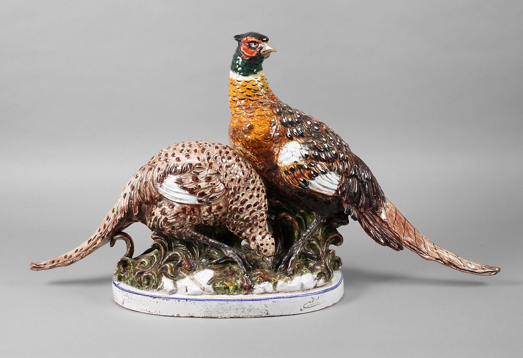 Übergroße Fasanengruppe Ezio Ceccarelli