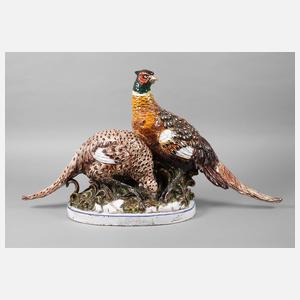 Übergroße Fasanengruppe Ezio Ceccarelli