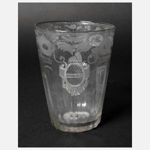 Großes barockes Becherglas