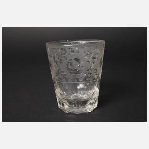 Jagdliches barockes Becherglas