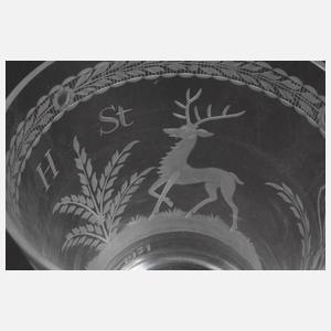 Lobmeyr Wien großes Pokalglas