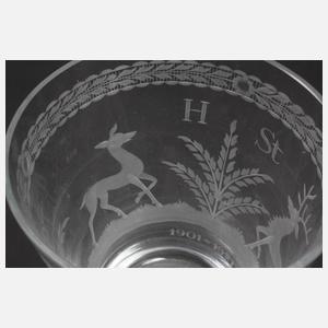 Lobmeyr Wien großes Pokalglas