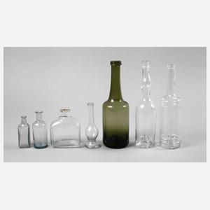 Konvolut alte Flaschen