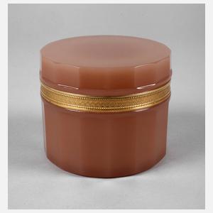 Deckeldose Alabasterglas