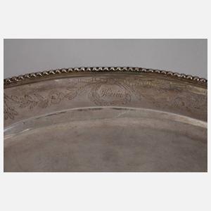 Barocke Silberplatte Paris