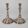 Nürnberg Paar Barocke Silberleuchter