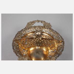 Silber Anbietschale Biedermeier