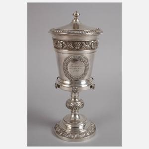 Silber großer Biedermeierpokal Berlin