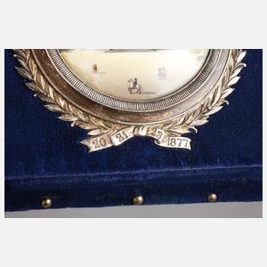 Erinnerungsplakette der ersten Semperoper