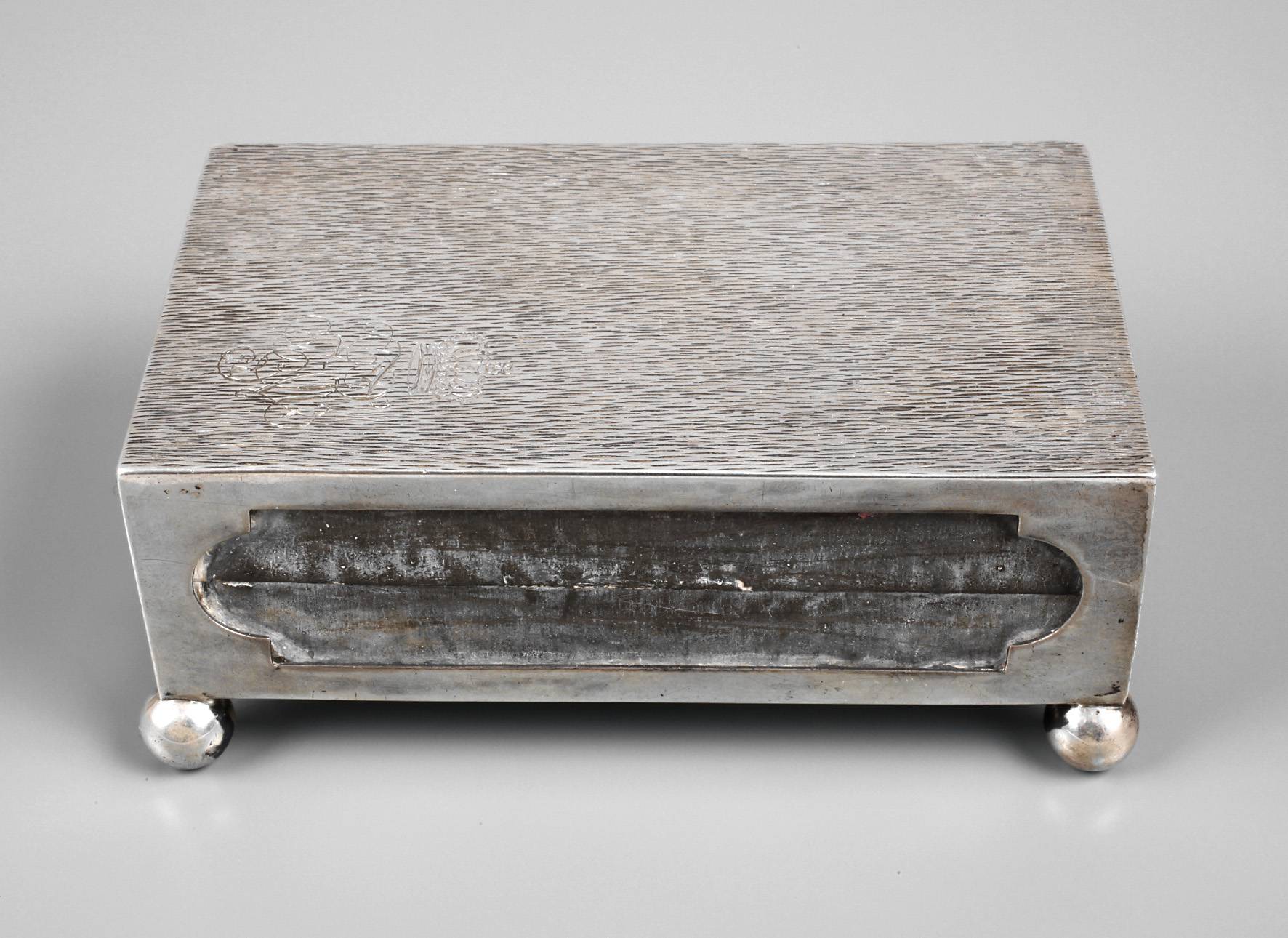 Silber Streichholzhalter aus Adelsbesitz