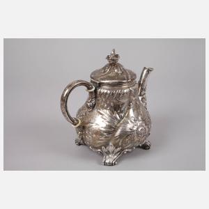 Kanne und Becher Silber