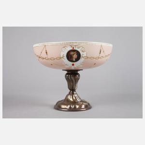 Tazza mit Silberfuß